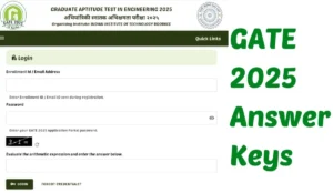 Gate 2025 answer keys