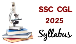 SSC CGL Syllabus 2025