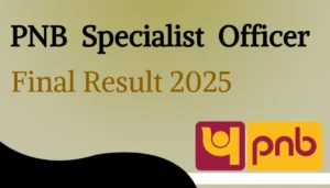 PNB SO Final Result 2025 – Specialist Officers Declared