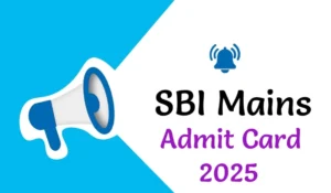 SBI Clerk Mains Admit Card 2025: Direct Link To Download